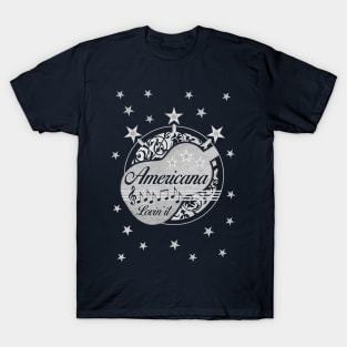 Americana - Lovin' it - Black and White version T-Shirt